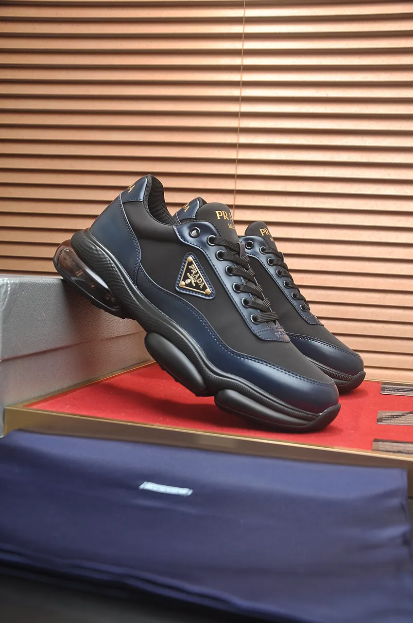 Men's shoes 💰700💶[PRADA] Men's shoes counter hot sale, official website synchronization, 👑Top version ✔️Original cowhide upper + cowhide lining, 1🆚1 replica, original original sole [black/blue/brown 3 colors] 🎯 Material: cowhide surface 🎯 Inner lining: cowhide 🎯 Sole: original molded outsole 🎯 size: Male 38-45 (45 is custom-made and cannot be returned or exchanged)